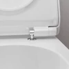 Kép 5/6 - Hansgrohe EluPura S Fali rögzítésű WC-szett 540, AquaHelix Flush, és SoftClose, QuickRelease WC-ülőkével, Slim Fehér 60344450