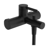 Kép 1/3 - Hansgrohe Zesis S Egykaros kádcsaptelep falsíkon kívüli szereléshez, 15,3 cm-es középtávolsággal Matt Fekete 74421670