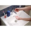 Kép 2/6 - Hansgrohe Zesis S Egykaros mosdócsaptelep 100, CoolStart, Push-Open lefolyógarnitúrával Króm 74724000