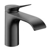 Kép 1/2 - Hansgrohe Vivenis Hidegvizes csaptelep 80, lefolyógarnitúra nélkül Szálcsiszolt Fekete Króm 75013340