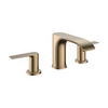 Kép 1/2 - Hansgrohe Vivenis Mosdócsaptelep 90, automata lefolyógarnitúrával Szálcsiszolt Bronz 75033140