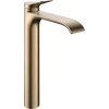Kép 1/4 - Hansgrohe Vivenis Egykaros mosdócsaptelep 250, mosdótálakhoz, CoolStart, automata lefolyógarnitúrával Szálcsiszolt Bronz 75044140