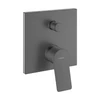 Kép 1/5 - Hansgrohe Vivenis Egykaros kádcsaptelep falsík alatti szereléshez Szálcsiszolt Fekete Króm 75415340