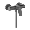 Kép 1/2 - Hansgrohe Vivenis Egykaros zuhanycsaptelep Original, falsíkon kívüli Szálcsiszolt Fekete Króm 75623340