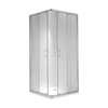 Kép 1/2 - JIKA CUBITO szögletes zuhanykabin, 80x80 cm, ezüst profil, átlátszó üveg H2512410026681