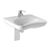 Kép 1/2 - JIKA MIO mozgássérült mosdó 64 cm, csaplyuk nélkül, fehér H8137140001091