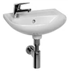 Kép 1/2 - JIKA LYRA PLUS kézmosó, 40 cm, csaplyuk nélkül, fehér H8153810001091