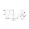 Kép 2/2 - JIKA lyra Plus rimless monoblokkos wc, oldalsó bekötésű tartállyal H8273860002801