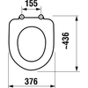 Kép 2/2 - JIKA LYRA BALTIC duroplaszt Olymp WC ülőke fedéllel, antibakteriális H8932813000631