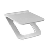 Kép 1/3 - JIKA PURE WC ülőke tetővel, duroplast, rozsdamentes acél zsanér, lassú záródású H8934223000631