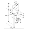 Kép 2/2 - Kludi PURE&SOLID 100 mosdó csaptelep leeresztő szeleppel 342900575