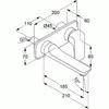 Kép 2/2 - KLUDI AMEO falsík alatti, kétlyukas, fali egykaros mosdócsap 412440575