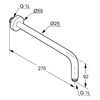 Kép 2/2 - Kludi A-QA 250 mm-es zuhanykar 6651305-00