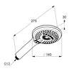 Kép 2/2 - KLUDI FRESHLINE kézizuhany RL 3S 6790005-00WR9