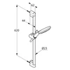 Kép 2/2 - KLUDI FRESHLINE zuhanygarnitúra 3S 6793005-00WR9