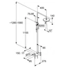 Kép 2/2 - KLUDI LOGO DUAL SHOWER SYSTEM csapteleppel 6808305-00WR9