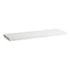 Kép 1/2 - LAUFEN LANI Mosdótartó lap, 160 cm, kivágás nélkül, 65 mm vastag, 3 tartókonzollal, Matt Fehér H4046901122601