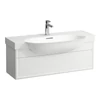 Kép 1/2 - LAUFEN THE NEW CLASSIC Alsószekrény a H813857 mosdóhoz , 1 fiókkal, Fényes Fehér H4060910856311
