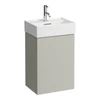 Kép 1/2 - LAUFEN Kartell LAUFEN Alsószekrény a H815330 mosdóhoz, 1 ajtóval, zsanér a jobb oldalon, Kavics Szürke H4075040336411