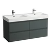 Kép 1/2 - LAUFEN BASE 2.0 Alsószekrény, 4 fiók, PRO S H814966 mosdóhoz, Szürke H4113241082661