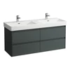 Kép 1/2 - LAUFEN BASE 2.0 Alsószekrény, 4 fiók, PRO S H814968 mosdóhoz, Szürke H4113341082661