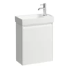 Kép 1/2 - LAUFEN MEDA Alsószekrény 460 mm, 1 ajtóval, ajtózsanér jobb oldalon, H815113 mosdóhoz, Matt Fehér H4215520112601