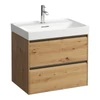 Kép 1/2 - LAUFEN MEDA Alsószekrény 650 mm, 2 fiókkal, H810114 mosdóhoz, Vad Tölgy H4215820112671