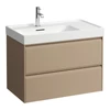 Kép 1/2 - LAUFEN MEDA Alsószekrény 800 mm, 2 fiókkal, H817116 mosdóhoz, Cappuccino H4216020114651