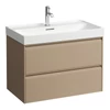 Kép 1/2 - LAUFEN MEDA Alsószekrény 800 mm, 2 fiókkal, H810117 mosdóhoz, Cappuccino H4216120114651