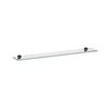 Kép 1/2 - LAUFEN Frame 25 Üveg polc 2 fali rögzítéssel, 800 mm, Matt Fekete H4475849004501