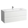 Kép 1/2 - LAUFEN PRO S Mosdó és alsószekrény kombináció, fiókkal és belső fiókkal, Fehér 120X46X50 - H8609684631041