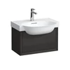 Kép 1/2 - LAUFEN THE NEW CLASSIC Alsószekrény, 1 fiók, alsószekrényre illeszthető 813853 mosdóhoz, Feketedett tölgy 60X34.5X31.5 - H4060310856281