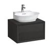 Kép 1/2 - LAUFEN THE NEW CLASSIC Fiók elem 600, 1 fiók, kivágással középen, 816852 kézmosóhoz, Feketedett tölgy 57.5X34.5X45.5 - H4060030856281
