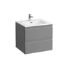 Kép 1/2 - LAUFEN PRO S Mosdó alsószekrénnyel,fiókkal és finoman záródó mechanizmussal, Grafit 60X46X50 - H8609614801041