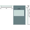 Kép 2/2 - LAUFEN FRAME 25 Beépítő keret tükrös szekrény falba süllyesztéséhez, 1300 mm, Fehér H4087809000001