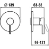 Kép 2/2 - LAUFEN KARTELL BY LAUFEN Zuhany csaptelep készlet H3313360040001