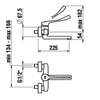 Kép 2/2 - Laufen Citypro Liberty fali keverő csaptelep H3119570045301