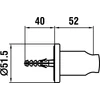 Kép 2/2 - LAUFEN ACCESSORIES Fali zuhanyfejtartó H3699800042011