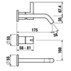 Kép 2/2 - LAUFEN KARTELL BY LAUFEN 2 pontos keverő csaptelep H3113360901201