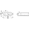 Kép 2/2 - LAUFEN SOLUTIONS 180x80 Ovális fürdőkád, szabadon álló változat - standard opció - Fehér H2245120000001