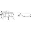 Kép 2/2 - LAUFEN PRO 190x90 Kád, középső lefolyóval - standard opció - Fehér H2349510000001