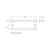 Kép 2/2 - LAUFEN NIARA Törölközőtartó, Inox H3810611610001