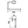 Kép 2/2 - LAUFEN NIARA Törülközőtartó, Inox H3810641610001