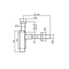 Kép 2/2 - LAUFEN SANITARY ACCESSORIES Design szifon, PVD, Fényes Arany H3749800010001