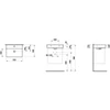 Kép 2/2 - LAUFEN VAL Mosdó, egy csaplyuk, középen, Graphite matt H8102827581041
