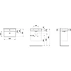 Kép 2/2 - LAUFEN VAL Mosdó, csaplyuk nélkül, Graphite matt H8102837581091