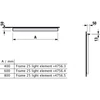 Kép 2/2 - LAUFEN FRAME 25 Vízszintes világítás 80 cm, Fekete matt H4475659004501