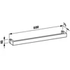 Kép 2/2 - LAUFEN KARTELL BY LAUFEN Törülközőtartó 600 mm, Smaragd zöld H3813320920001
