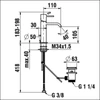 Kép 2/2 - LAUFEN MEDA, Mosócsaptelep, fix kifolyó, Króm HF506603100000