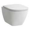 Kép 1/3 - LAUFEN LUA WC fali, Advanced, mélyöblítésű, perem nélküli, Matt Fehér H8200807570001
